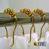 Кольца для штор Piercing Yellow Gold 12 шт. фото 2